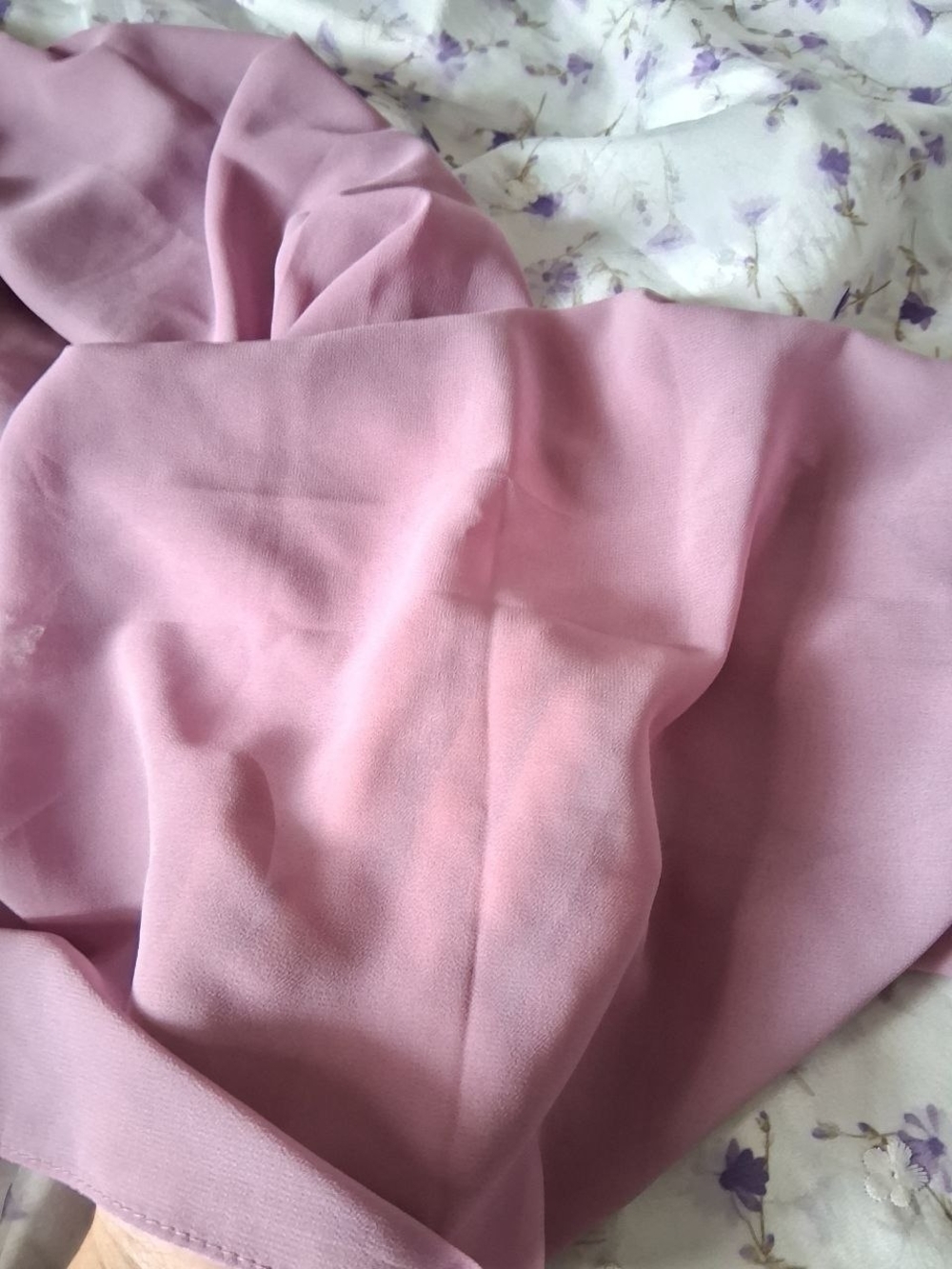 Pink Chiffon Hijab Scarf